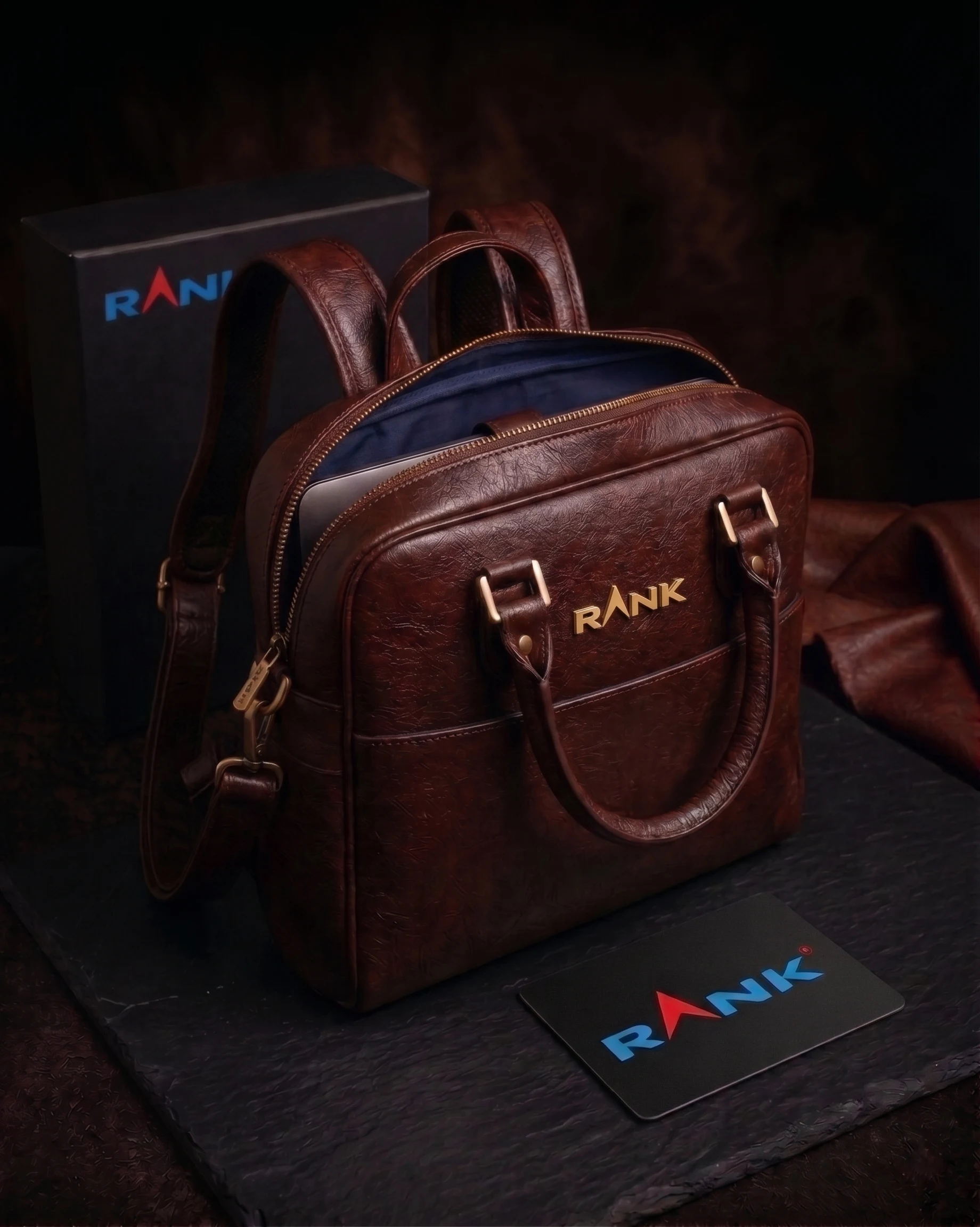 Luxury leather backpacks by RANK
